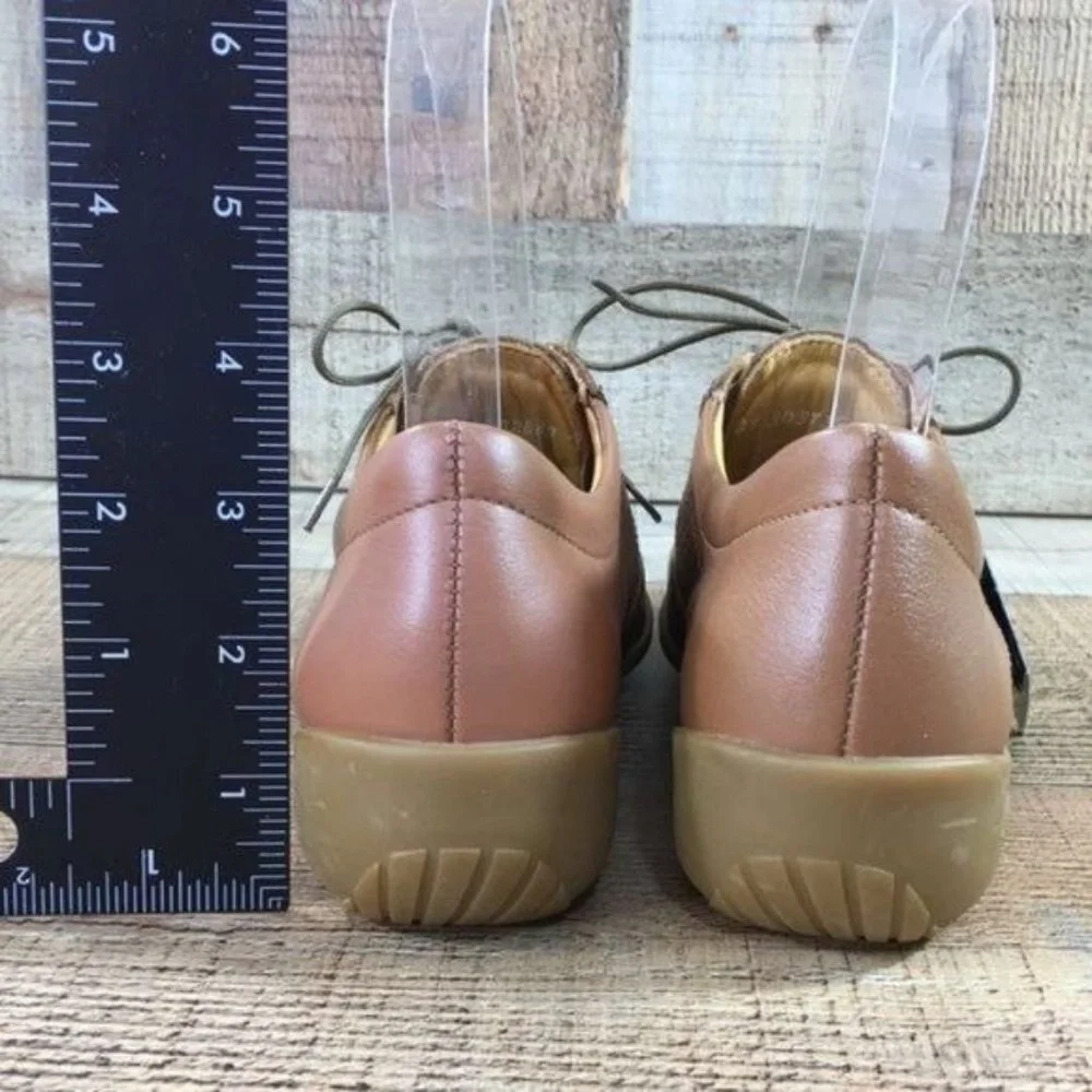 Mephisto Brown Leather Oxford Sneaker Shoes Cool Air Womens 5‎